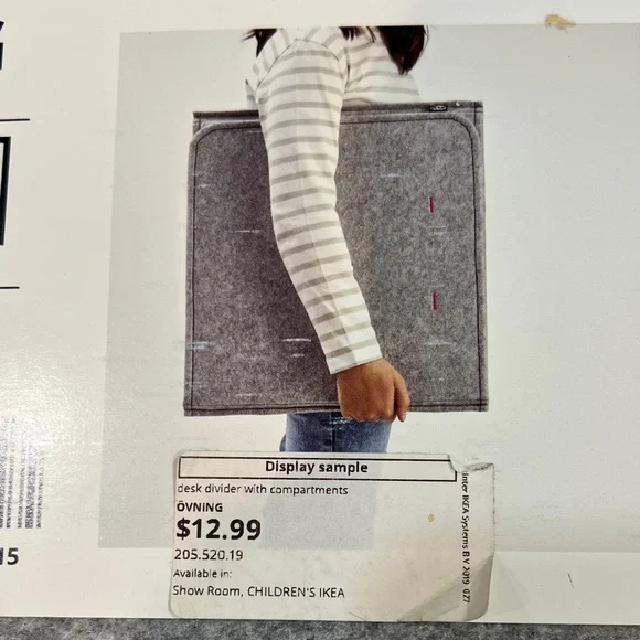 IKEA Övning Gray Desk Divider / D&D DM Screen - Picture 4 of 5